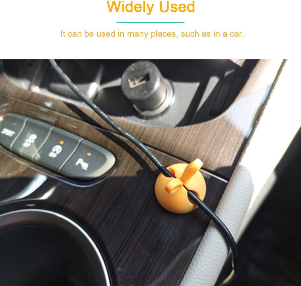 Cable Clips Desktop Color Cable Clips Cord Organizer Wire Holder For Table Desk Wall Car Computer Phone Charging Cable Usb Cable Mouse Headphone Office Cubicle Nightstand Ect 8 Pack Tools Home Improvement Cord Management