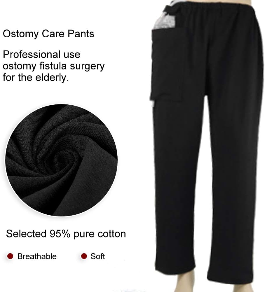 Incontinence Pants, Incontinence Care Trousers Convenient for Incontinent People to Go to The Toilet to Prevent Embarrassed Scene (L- Black): Health & Personal Care