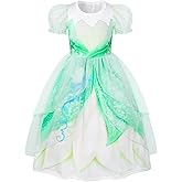 Marendyee Princess Dress up Clothes for Girls Birthday Fancy Party Halloween Costume Toddler Kids Princess Dresses