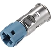 Motoforti Outlet Base Cigarette Lighter Socket for Dodge Grand Caravan | for Dodge Grand Caravan 1998-2018, Metal, Silver Tone, 4685590AB, Power