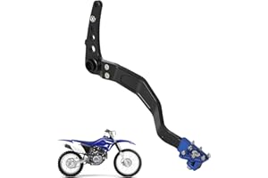 CHANGCHENG Motorcycle Brake Foot Pedal Lever Brake Pedal Folding Tip Aluminum CNC for TTR230 2005-2025 Dirt Bike Blue