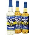 Torani Coffee Sugar Free Syrup Variety Pack, 25.4 Ounce (Pack of 3) one each of Sugar free: Vanilla, Caramel and Hazelnut