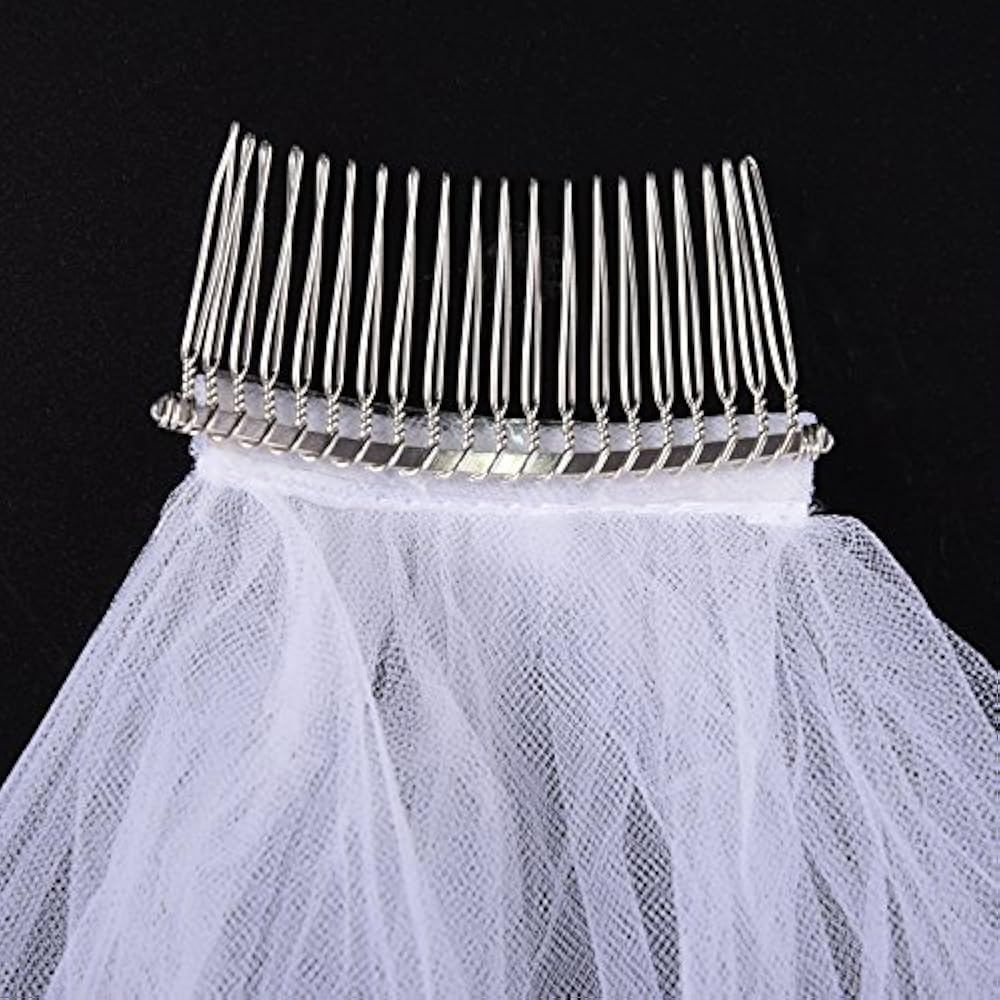 Side Combs 5 Pieces 20 Teeth Hair Clip Metal Wire Twist Bridal Wedding