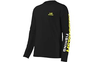 BASSDASH Fishing T Shirts for Men UV Sun Protection UPF 50+ Long Sleeve Tee T-Shirt