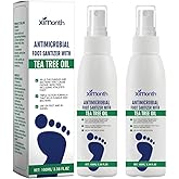 2PCS Foot Spray with Tea Tree Oil,Tea Tree Oil Feet Spray,Foot & Shoe Freshness,Quick-Drying and Travel-Friendly
