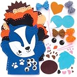 Baker Ross AR637 Woodland Animal Hand Puppet Sewing Kits (Pack of 4) view 2