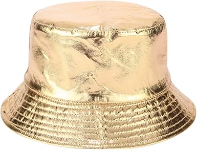 gold visor hat