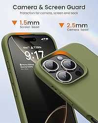 OuXul Designed for iPhone 16 Pro Case,Shockproof