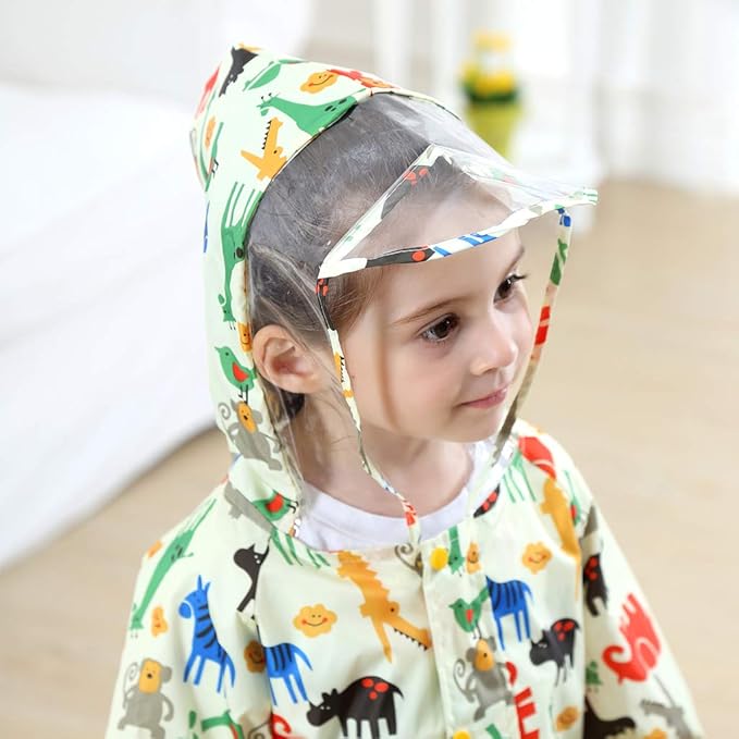 Regenpak Voor Jongens En Meisjes Waterdichte Regenoverall Reflectoren Geel 1 3 Jaar Amazon Nl