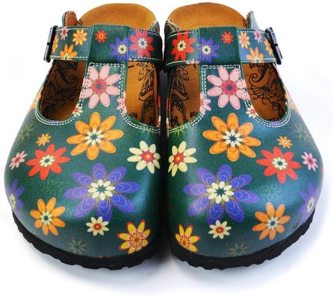 floral clogs