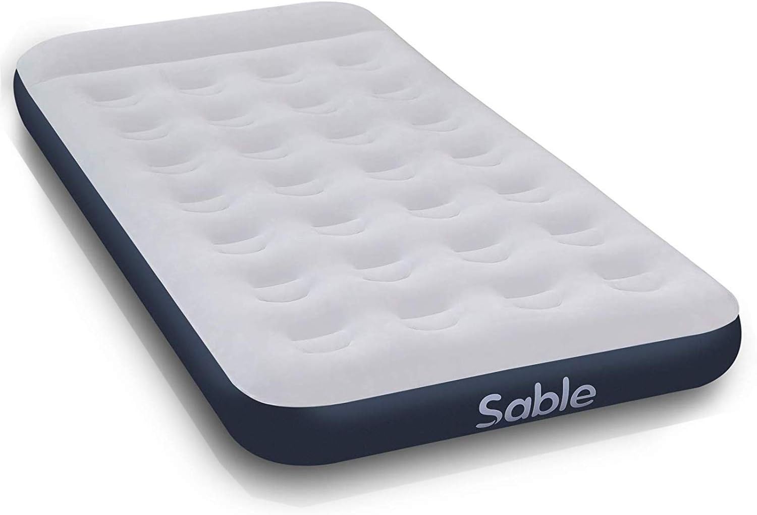 Sable Single Size Inflatable Airbed, Twin Air Mattress Blow up Bed for