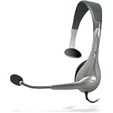Cyber Acoustics AC-840 Mono USB Headset with Comfortable All-Day Fit | Great for Call Centers, Education and Office Use, Lightweight Build, Clear Audio