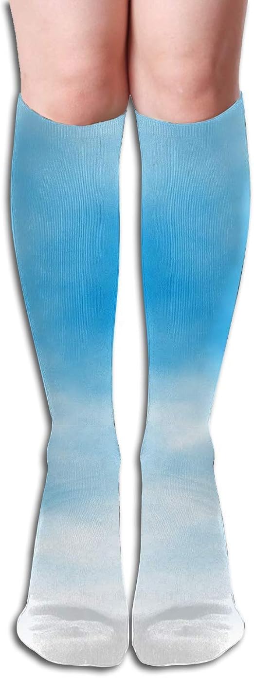 Cuisse haute chaussette Game Life Chaussettes hautes au genou Bleu