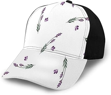 lavender baseball hat