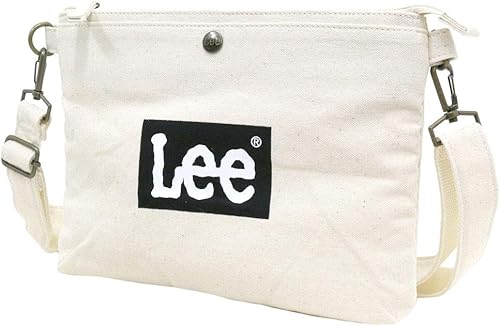 Amazon リー サコッシュ キャンバス ショルダーバッグ ボックスロゴ ブラック Free Lee リー ショルダーバッグ