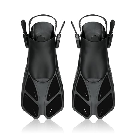 Leucothea Stilvolles Design Komfort Schnorcheln Schwimmflossen Tauchflossen Flippers mit verstellbarer Ferse