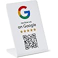 ProsperQR - Google Review Stand - NFC & QR Code, Easy Setup, For All Businesses (1-Pack)