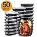 Glotoch Meal Prep Containers 32ounce Containers Single 1 Compartment with Lids Food Storage Containers Bento Box Microwave,Freezer,Dishwasher Safe Lunch Containers (50) primary