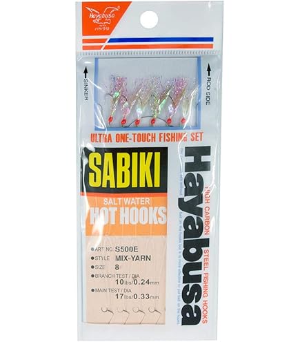 Fish WOW! Sabiki Rig 6 Ami Rossi: 10 Pezzi Per Catturare Esche Vivo E Pesci Di Ogni Taglia!