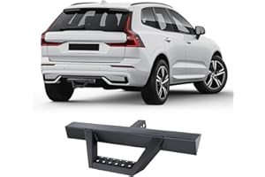 VEVOR Hitch Step for 2 Inch Receiver, Strong Steel Construction with 300 LBS Load Capacity, Rear Bumper Guard Protector with 