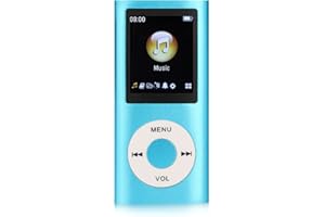 MP3 Player, Portable Lossless Sound Slim MP3 Music Player with Earphone, 1.8 Inch LCD Screen Digital Music Player, Support Up