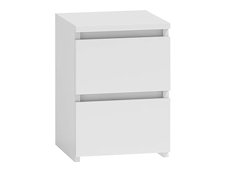 Nachttisch Malwa M2 mit 2 Schubladen, Nachtkonsole, Nachtschrank, Nachtkommode, Beistelltisch, Schlafzimmerkommode, Schlafzim