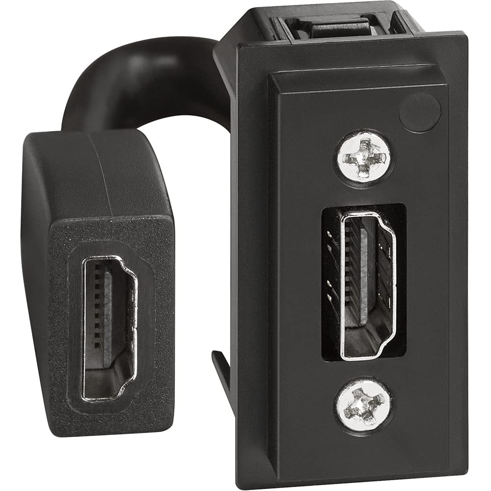 Bticino K4284P HDMI 2.0 Connector Preconnected, Living Now, 1 Module