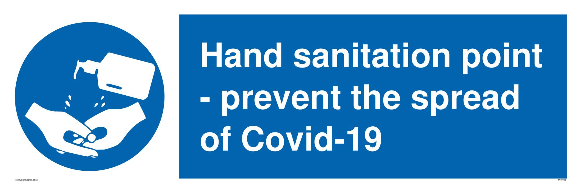 Hand sanitation point - prevent the spread of Covid-19