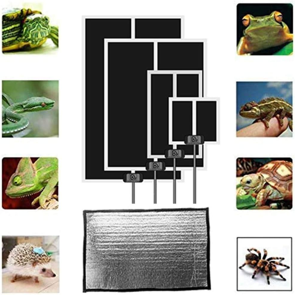 Reptile Heating Mats with Reflective Film 745W Pet Heating Pad