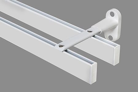 35x14 Mm Rectangular Modern Curtain Pole Curtain Rod With Inner