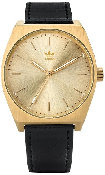 Adidas Damen Analog Quarz Uhr mit Leder Armband Z05-510-00
