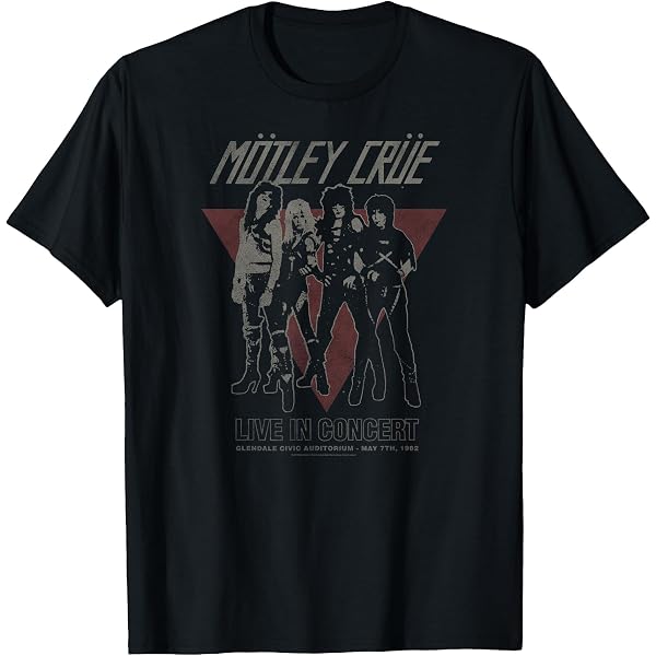 Amazon.com: Mötley Crüe - World Tour 83 T-Shirt : Clothing, Shoes