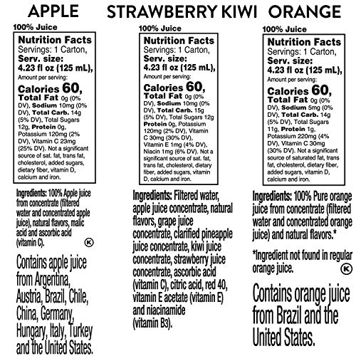 Tropicana 100% Juice Box, 3 Flavor Variety Pack, 4.23oz, 44 Count - //medicalbooks.filipinodoctors.org