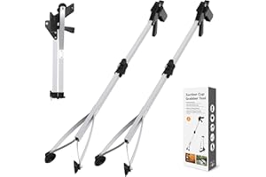 REWKCY 32" Grabber Reacher Tool, 2-Pack Foldable Heavy Duty Reacher Grabber Pickup Tool with Suction Cups, Trash Picker Upper Grabber for Seniors, Mobility Aid Reacher Assist Pickup Tool