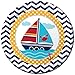 Nautical Baby Shower Supplies Decorations Set Including: Plates, Napkins, Cups, Table Cover and Banner