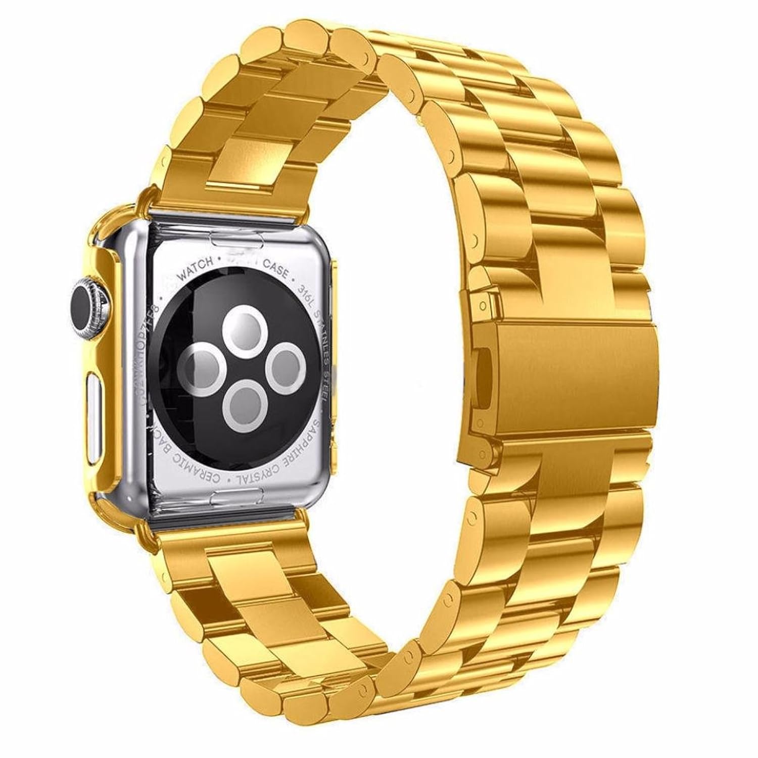 在庫有 Aloneaステンレススチールブレスレットストラップバンド Case For Apple Watchシリーズ1 42 Mm ゴールド B01n5ahpfy Panchayatpost Com