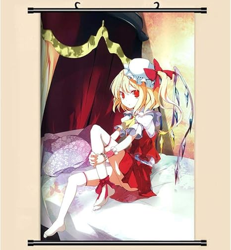 Amazon 東方projectアニメ壁掛け軸ポスターウォールアートプリントアートワーク絵画リビングルーム寝室室内装飾ギフト 50x75cm アニメ 萌えグッズ 通販