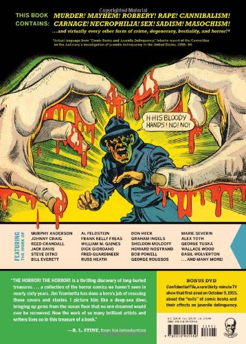 Amazon Com The Horror The Horror Comic Books The Government Didn T Want You To Read 9780810955950 Trombetta Jim R L Stine Books