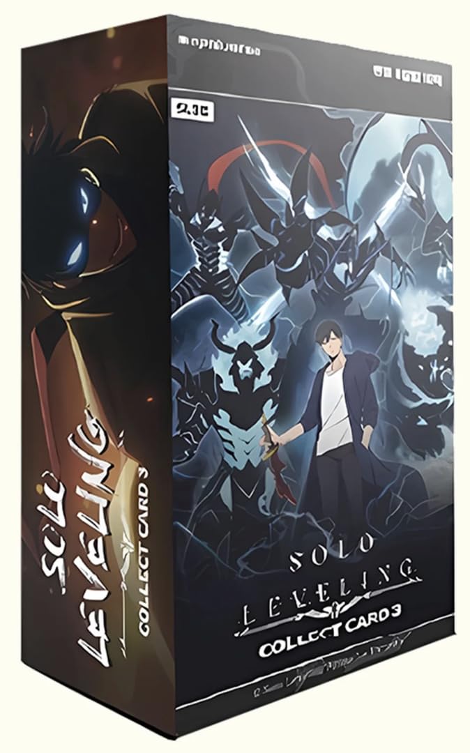Solo Leveling | Mapniverse | Korean Trading Card Booster Box | Collectible Cards | Ages 15+ (Volume 3 | SL3E)