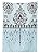 Elegant Tablecloth Vintage Invitation Card with Black Flowers Leaves Ribbon and Chandelier Print Dining Room Kitchen Rectangular Table Cover Light Blue Black