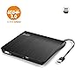 External CD Drive USB 3.0 Portable CD DVD +/-RW Drive DVD/CD ROM Rewriter Burner Writer Compatible with Laptop Desktop…