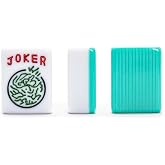 Yellow Mountain Imports Set of 166 American Mahjong Tiles (Teal)