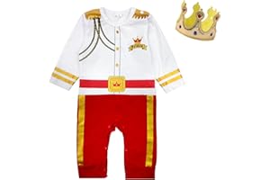 Pezhiqun Baby Boys Charming Prince Astronaut Doctor Outfit Newborn Infant Girls Halloween Vampire Bats Cosplay Costumes