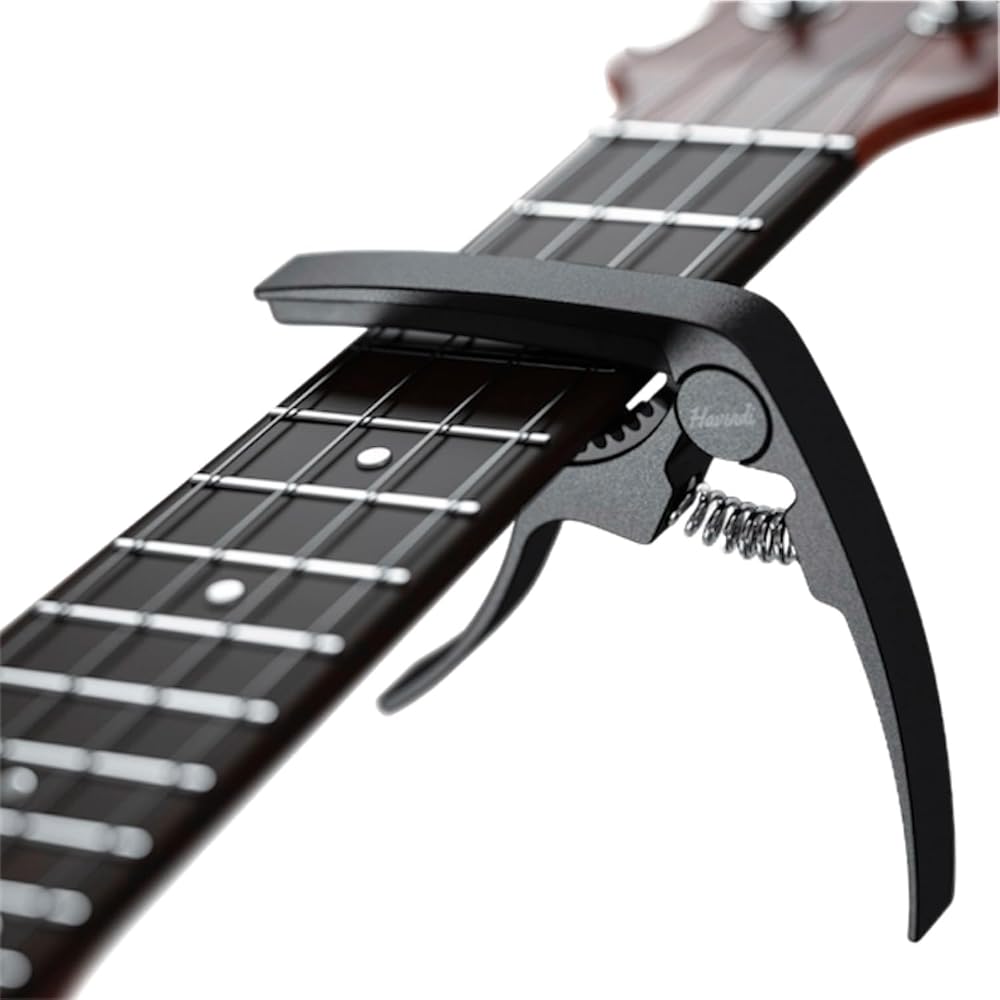HAVENDI Capo for Guitar with 3 Picks Universal Clamp Easy to Use