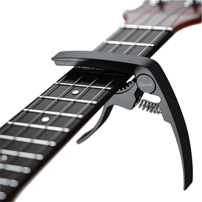 HAVENDI Capo for Guitar with 3 Picks Universal Clamp Easy to Use