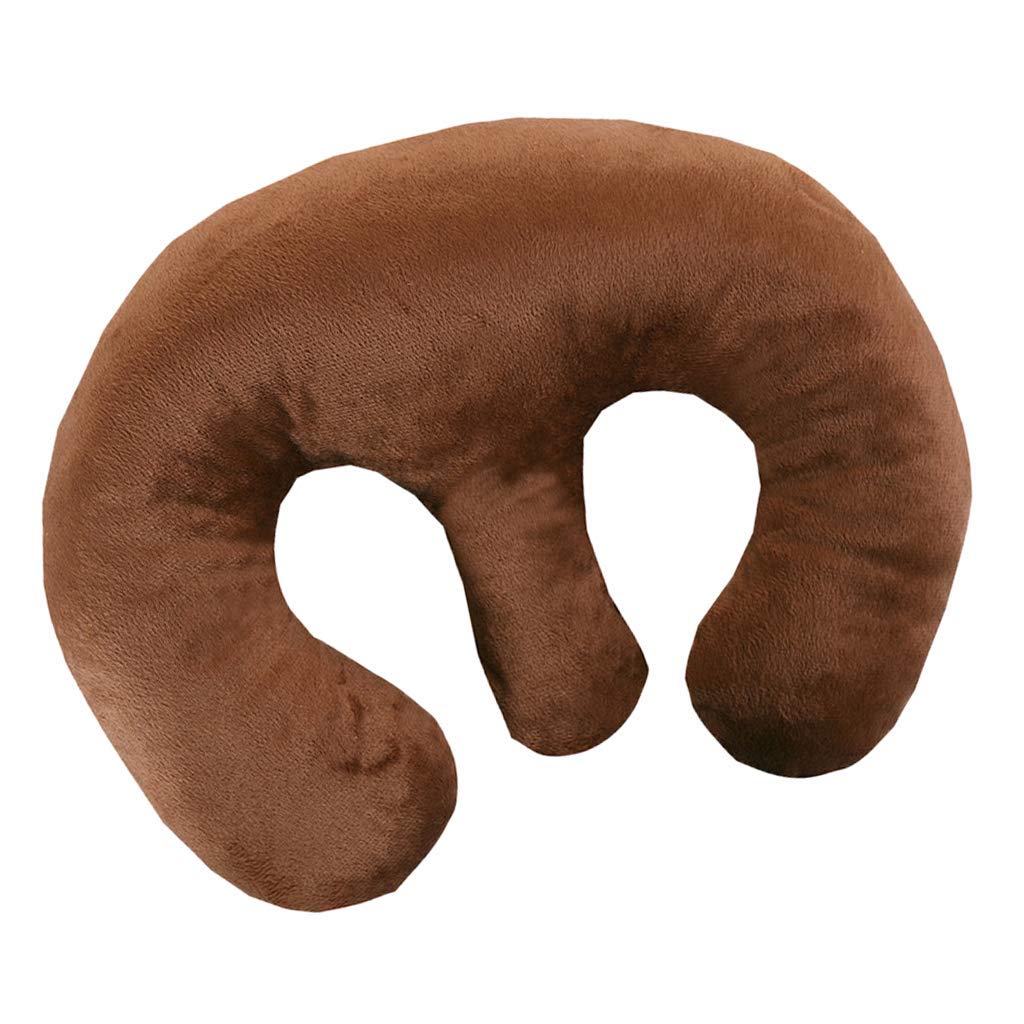 Beauty Salon Breast Pillow Feminine Bolster Breast Pillow for Massage Table, Massage Face Cradle Rest Pillow for SPA Salon, Soft Cotton Fabric - Dark Coffee : Beauty