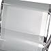 Peach Tree Airport Reception Waiting Room Chair for Garden Salon, Reception Room, Office, Barber Bench in Bank Hospital and Market (3 Seats, Silver)