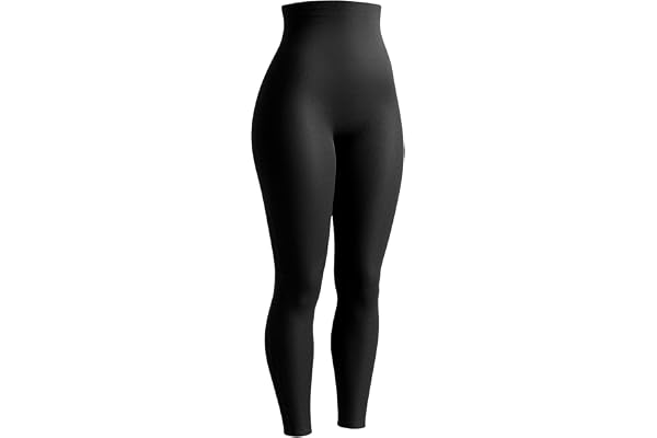 SHAPERMINT High Waisted Leggings for Women - Tummy Control Compression Leggings, Seamless No Front Seam, Petite to Plus Size