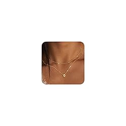 Poxtex Dainty Initial Q Necklace for Women