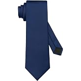 DecTwig Men's Ties Solid Color Formal Necktie | 3.15 inch (8 cm) width, classic solid design for groomsmen, weddings, business meetings, formal events
